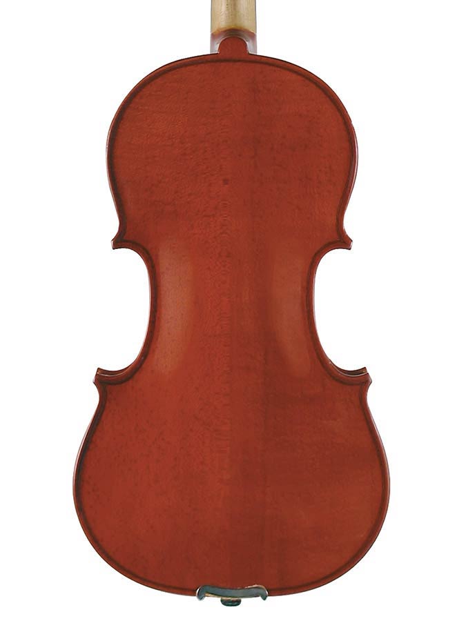 violin outfit 3/4, all solid, nitro varnish, blackened hardwood fittings, finetuner tailpiece, case - Afbeelding 2