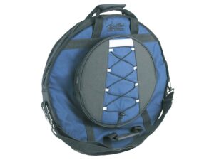 deluxe cymbals bag 22"+14", 20mm padded, various pockets and dividers, with strap