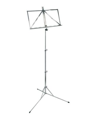 music stand, foldable, made in Germany, nickel plated