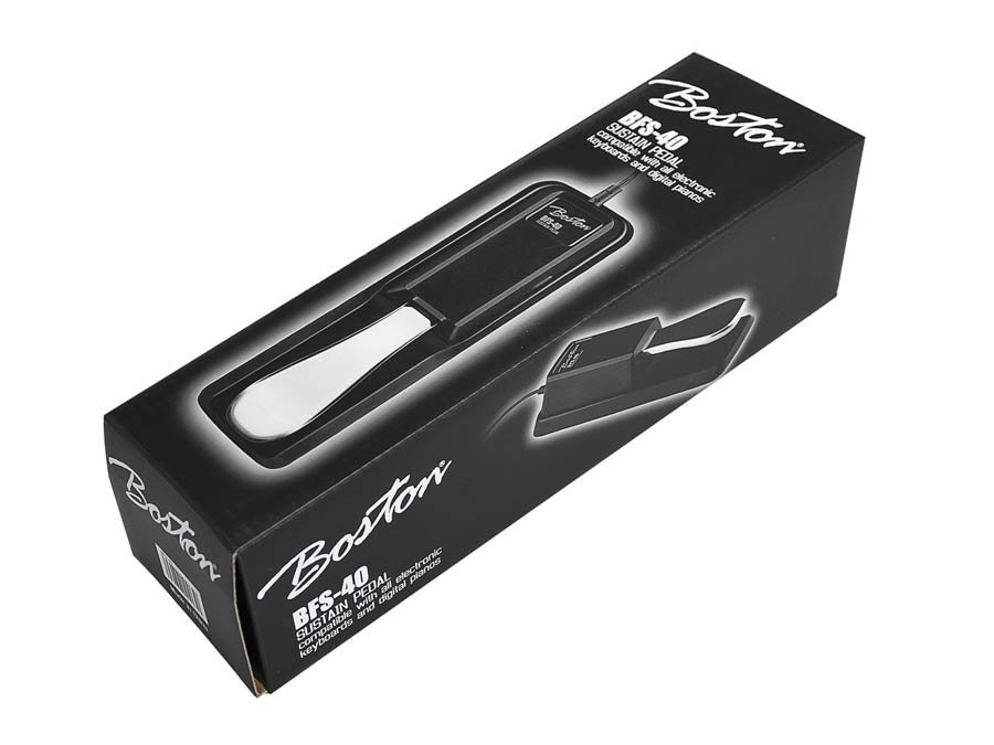 Boston sustain pedal, deluxe model metal, switchable polarity - Afbeelding 3