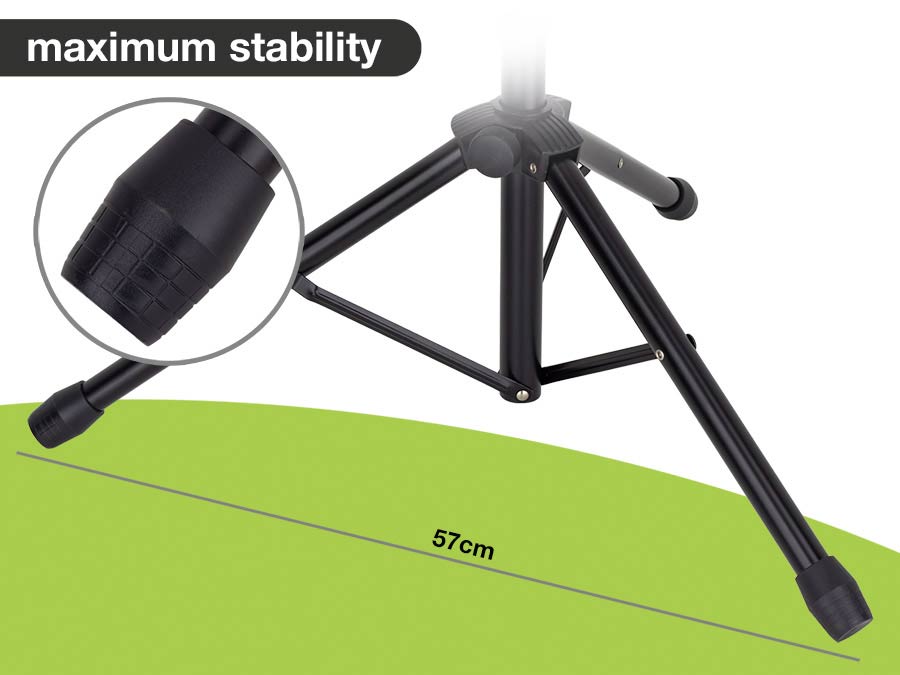 metal music stand with perforated desk (49x34cm), bulk packed (with individual carton) - Afbeelding 3