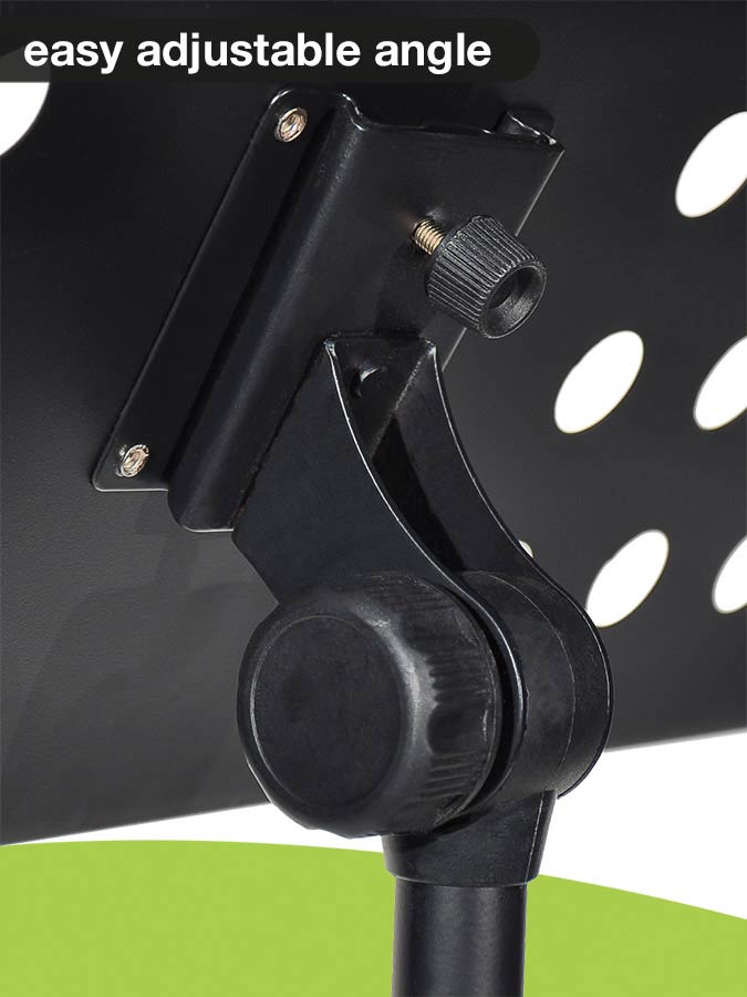 metal music stand with perforated desk (49x34cm), bulk packed (with individual carton) - Afbeelding 5