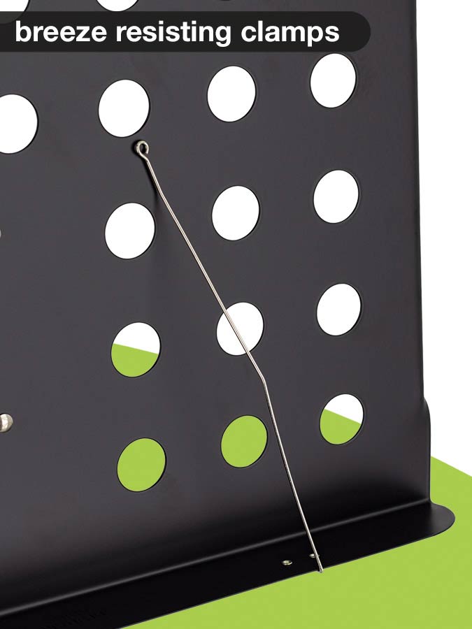 metal music stand with perforated desk (49x34cm), bulk packed (with individual carton) - Afbeelding 8
