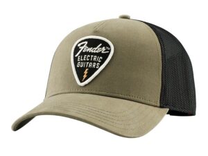 snap back pick patch hat, olive
