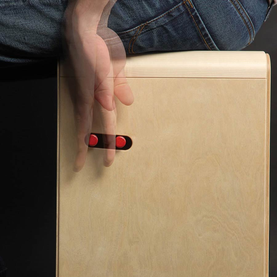 cajon CaSela Pro, with snare on/off mechanism, dark nut - Afbeelding 3