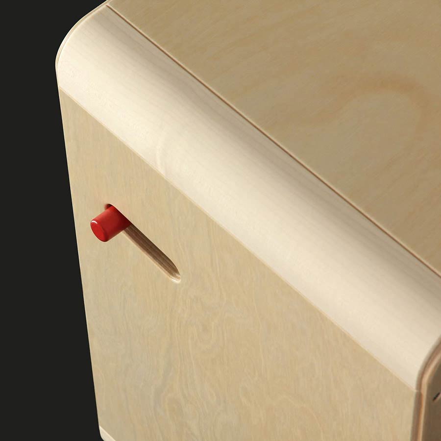 cajon CaSela Pro, with snare on/off mechanism, dark nut - Afbeelding 4