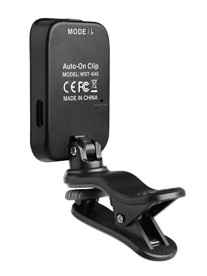 rechargeable chromatic auto-on tuner (also G+B+U) - Afbeelding 5