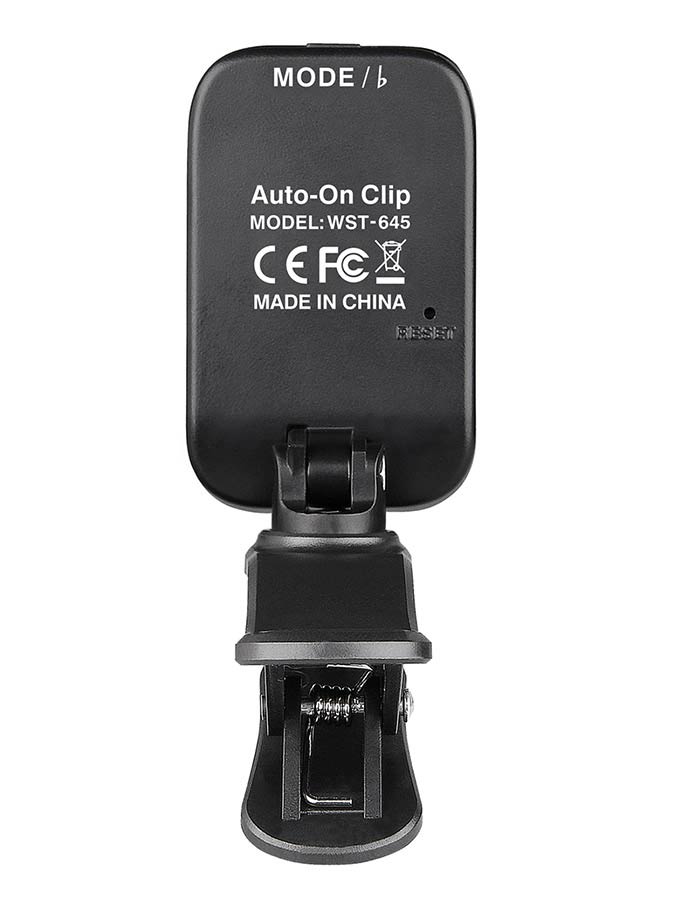 rechargeable chromatic auto-on tuner (also G+B+U) - Afbeelding 6