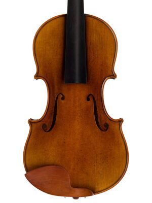 violin 4/4, oil varnish with antique finish, very well flamed maple+, Guarneri de Gesú model