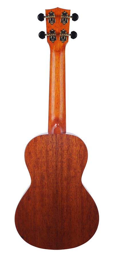 Mahalo Artist Elite Series concert ukulele wild west concert ukulele wild west, nato arched back body, mahogany neck, amara ebony fretboard, with bag - Afbeelding 4