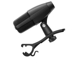 large diaphragm cardioid dynamic microphone, KOMPAKT, with drum clamp