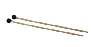 mallets, pair, plastic shaft, 330 x 5,5 mm., 19 mm. head, hard rubber