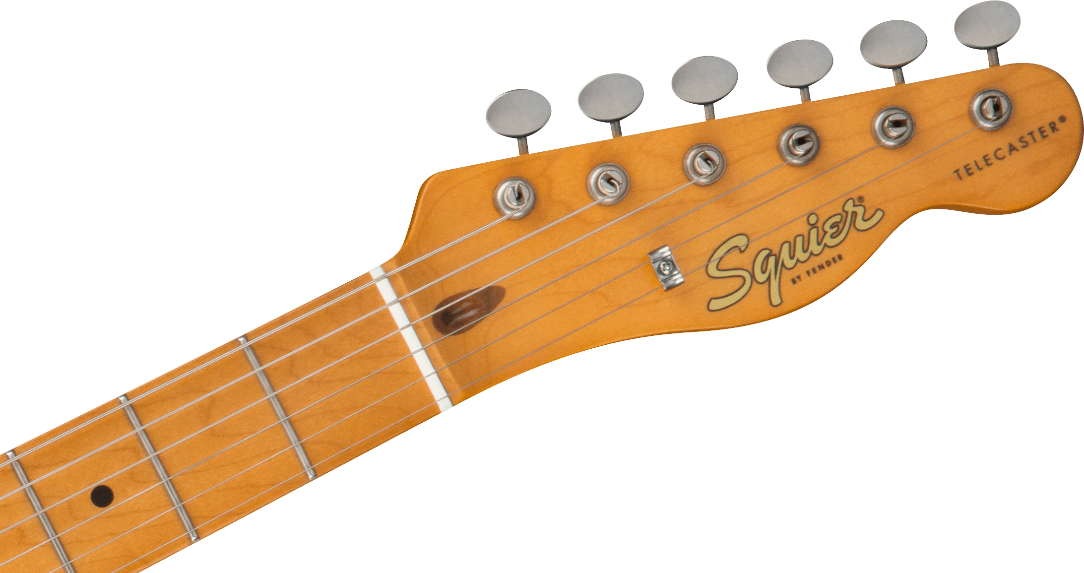 Fender Squire 40th Anniversary Telecaster®, Vintage Edition, Maple Fingerboard, Black Anodized Pickguard, Satin Mocha - Afbeelding 4