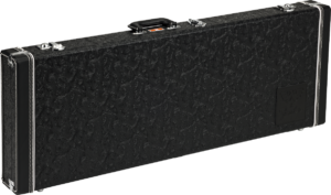 Waylon Jennings Strat/Tele Case, Black Tooled Leather