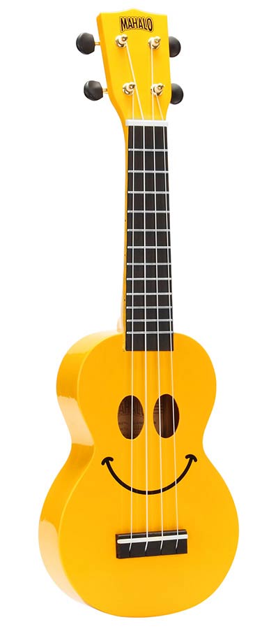 soprano ukulele, yellow, with bag