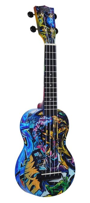 soprano ukulele grafity, with bag