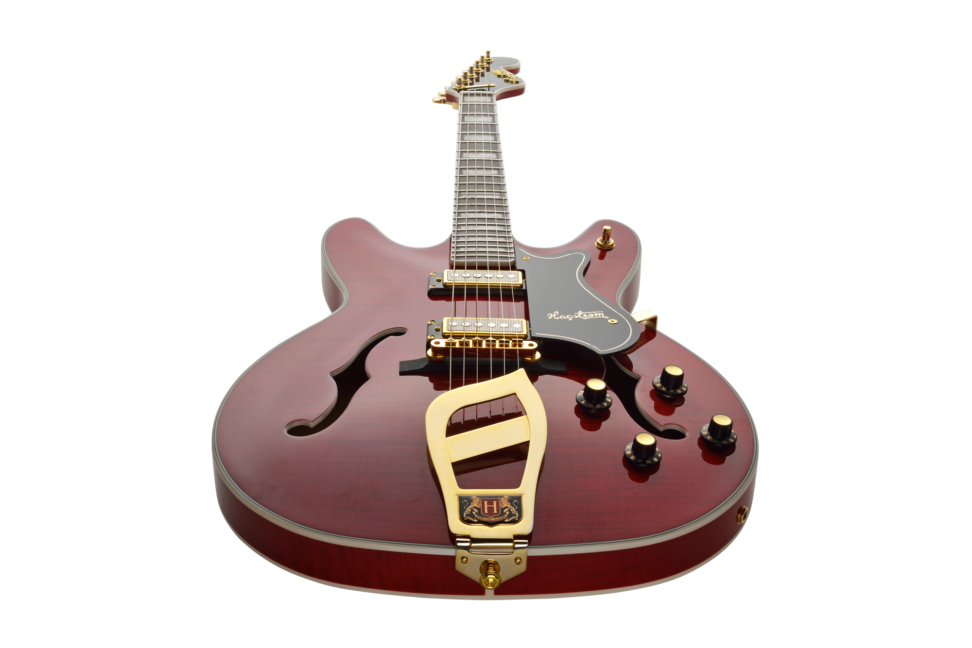 HAGSTROM E-Gitaar, 67' Viking, Wild Cherry Transparent - Afbeelding 8