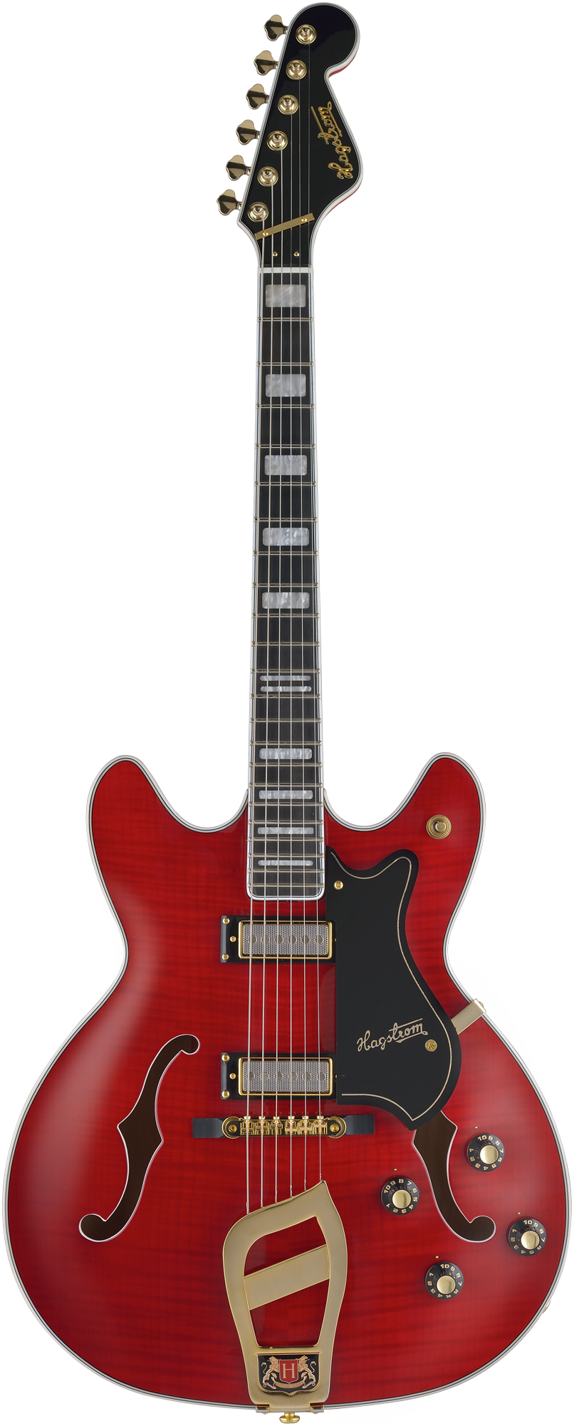 HAGSTROM E-Gitaar, 67' Viking, Wild Cherry Transparent