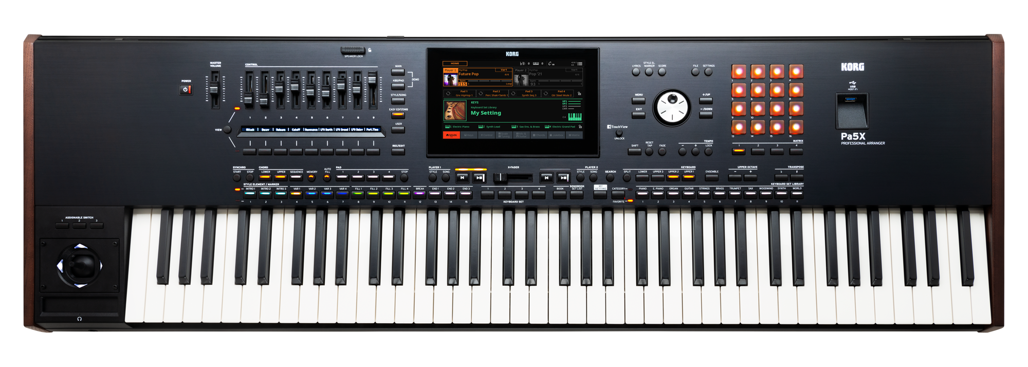 KORG Entertainer Keyboard, Pa5X International, 76 toetsen