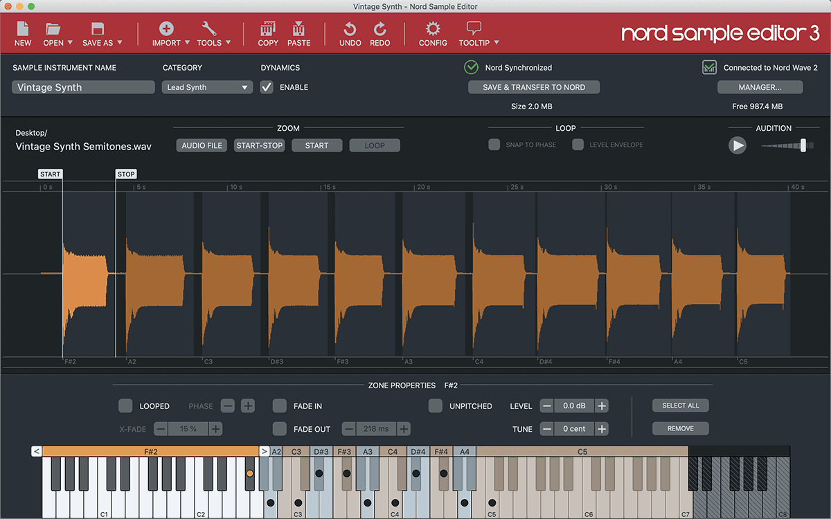 NORD - KNO NORD-WAVE2 SYNTHESIZER - Afbeelding 2