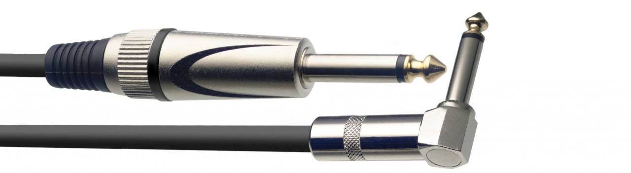 STAGG SGC6PL DL 6M/20FT INSTRUM.CBL-ANGLED DLX