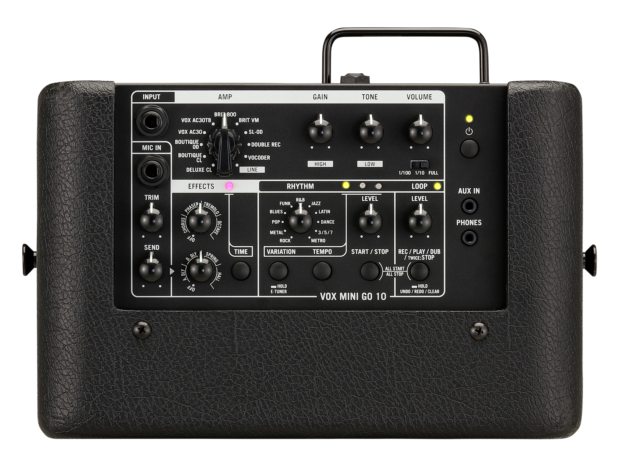 VOX Gitarrencombo, Mini Go 10, Modeling, 10 Watt, digitale Effekte, Looper - Afbeelding 11