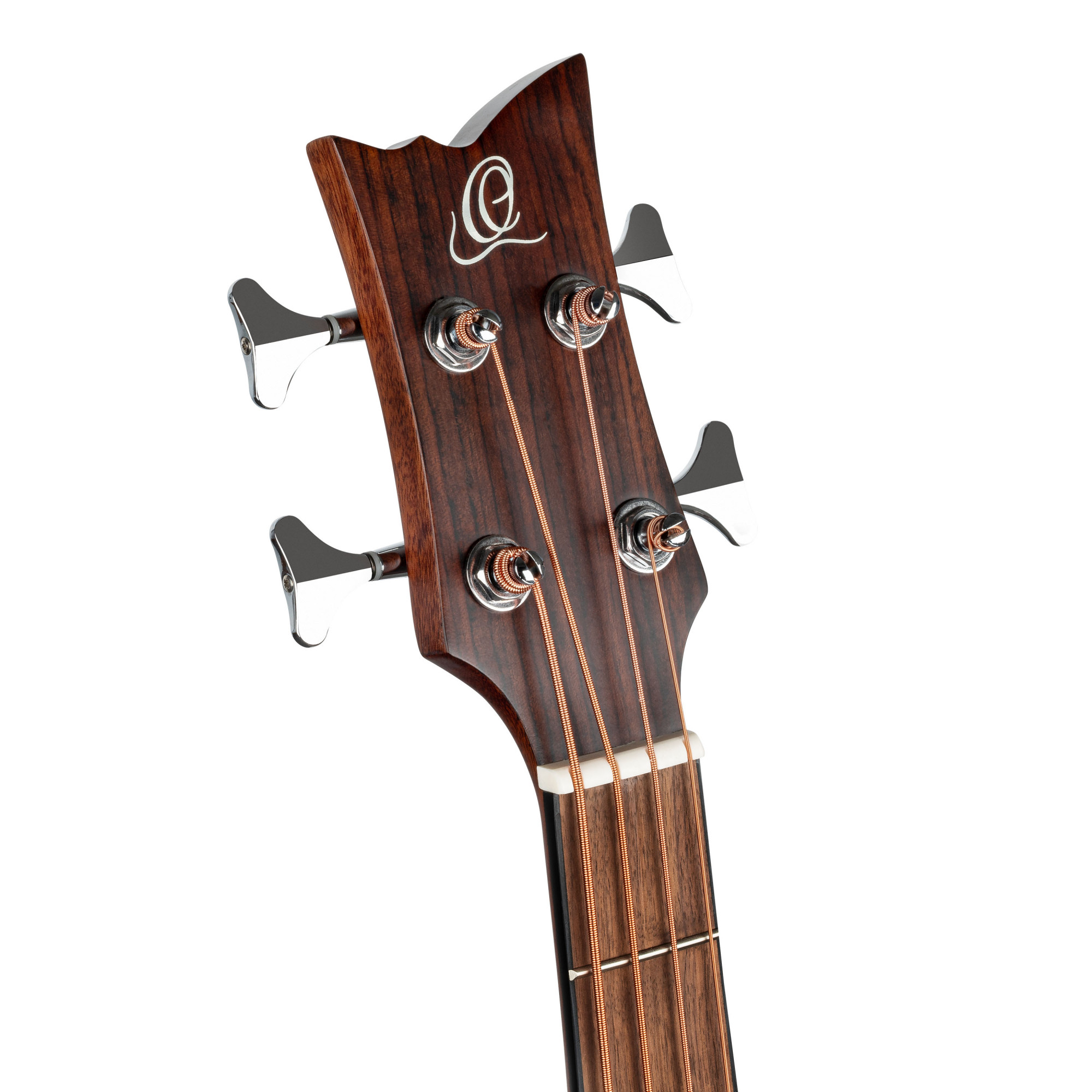 ORTEGA Deep Series 7 Medium Scale Acoustic Bass 4 String - Spruce / Mahogany Bourbon Fade - Afbeelding 14
