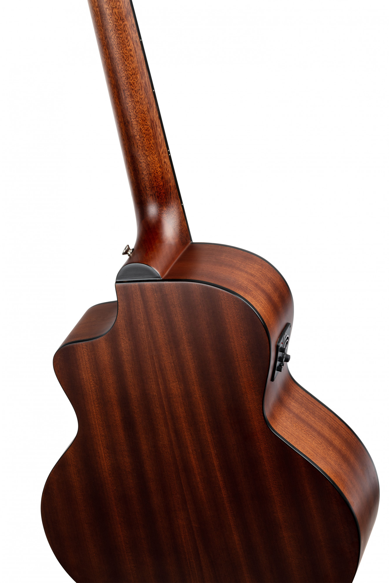 ORTEGA Deep Series 7 Medium Scale Acoustic Bass 4 String - Spruce / Mahogany Bourbon Fade - Afbeelding 8
