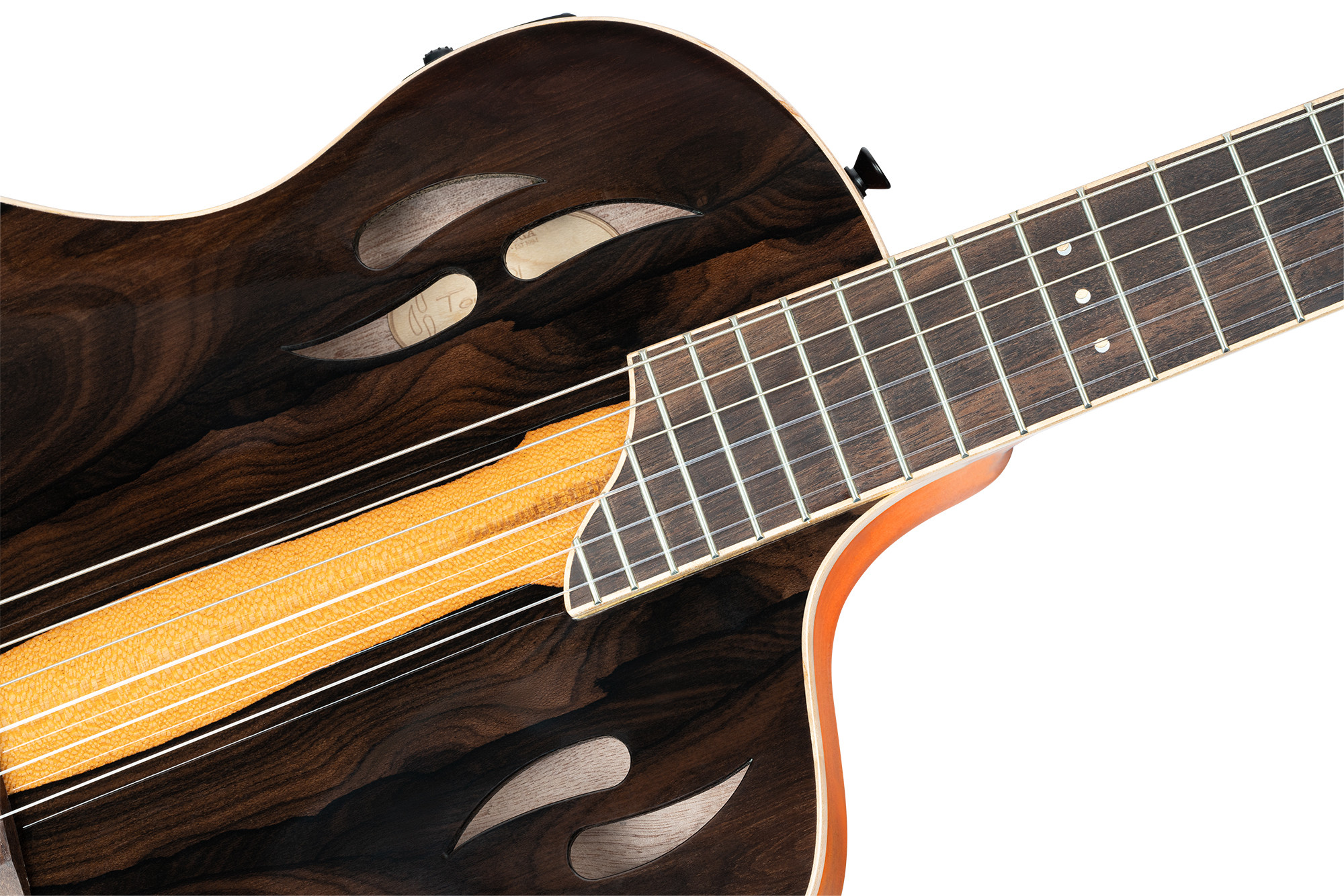 RTP-LTD ORTEGA TourPlayer Series 4/4 size Nylon String Guitar 6-String + Pro Gig Bag - Afbeelding 6
