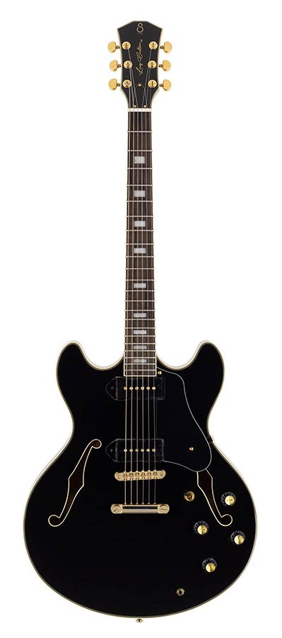 Sire H Series Larry Carlton electric guitar archtop with P90s black