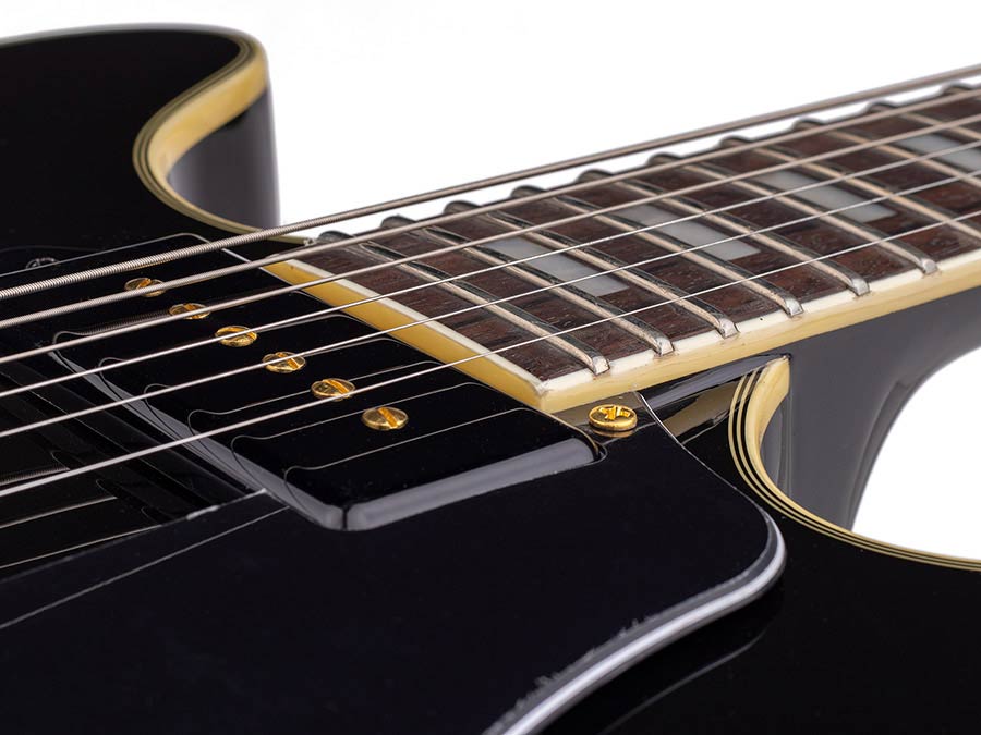Sire H Series Larry Carlton electric guitar archtop with P90s black - Afbeelding 9