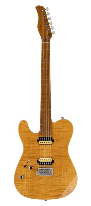 Sire T Series Larry Carlton lefty electric guitar T-style flamed maple top natural