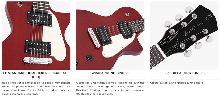 Sire L Series Larry Carlton mahogany electric guitar L-style - Afbeelding 13