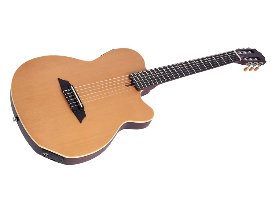 Sire G Series Larry Carlton mahogany + cedar nylon string electric guitar - Afbeelding 3