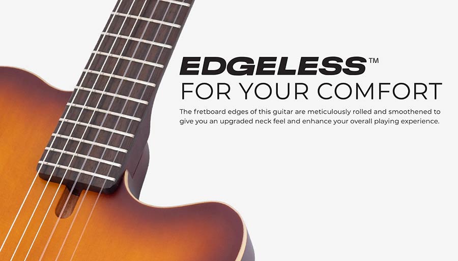 Sire G Series Larry Carlton mahogany + cedar nylon string electric guitar - Afbeelding 9