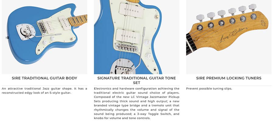 Sire J Series Larry Carlton mahogany electric guitar J-style - Afbeelding 9