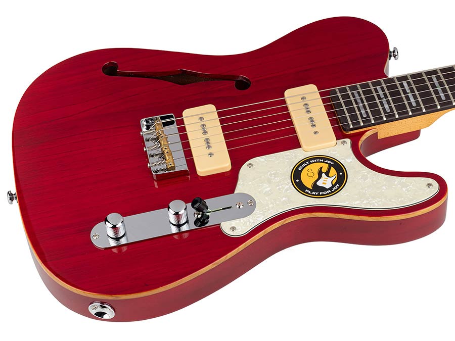 Sire T Series Larry Carlton alder + ash chambered electric guitar T-style - Afbeelding 4