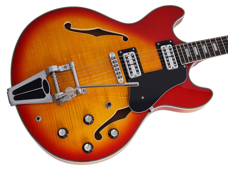 Sire H Series Larry Carlton electric archtop guitar with tremolo - Afbeelding 5