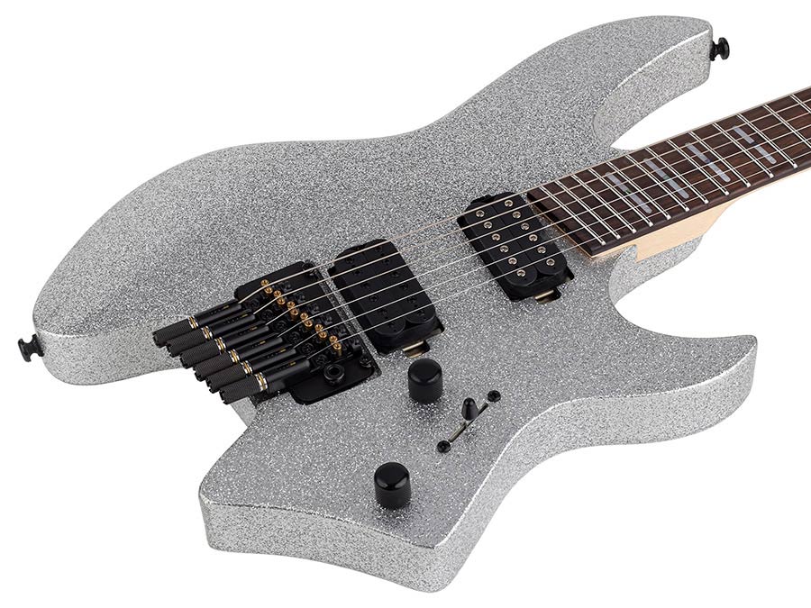 Sire X Series Larry Carlton mahogany + maple top electric guitar silver sparkle - Afbeelding 4