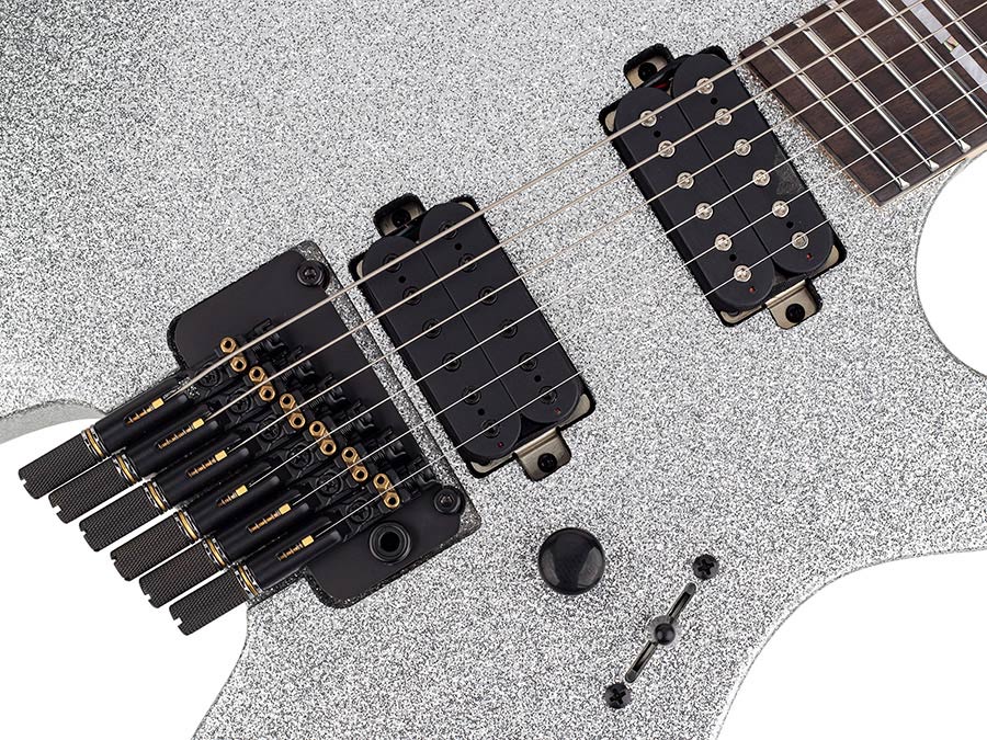 Sire X Series Larry Carlton mahogany + maple top electric guitar silver sparkle - Afbeelding 7