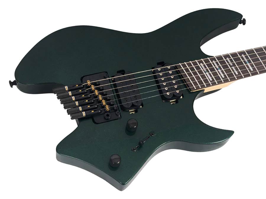 Sire X Series Larry Carlton mahogany + maple top electric guitar metallic green - Afbeelding 4