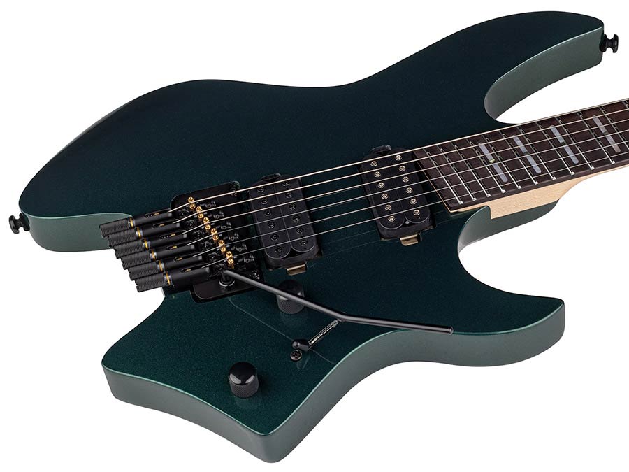 Sire X Series Larry Carlton mahogany + maple top electric guitar metallic green - Afbeelding 5