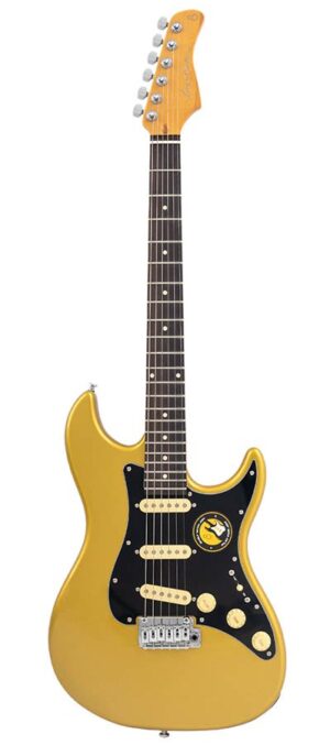 Sire S Series Larry Carlton elektrische gitaar S-style metallic goud