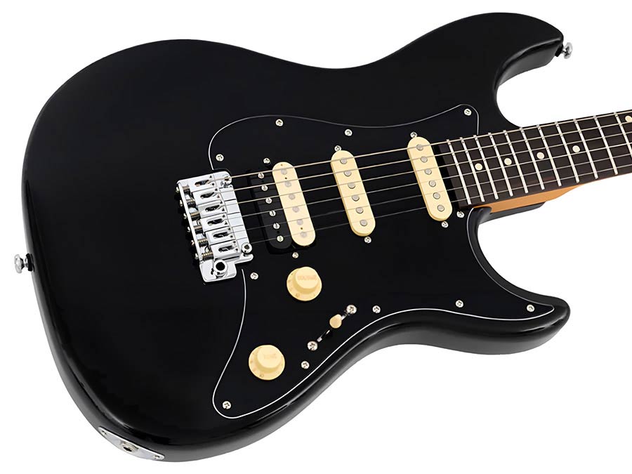 Sire S Series Larry Carlton elektrische gitaar S-style zwart - Afbeelding 4