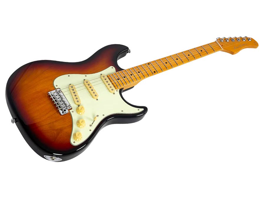 Sire S Series Larry Carlton electric guitar S-style 3-tone sunburst - Afbeelding 3