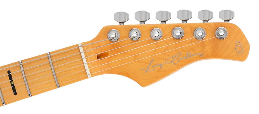 Sire S Series Larry Carlton electric guitar S-style see through red satin - Afbeelding 5
