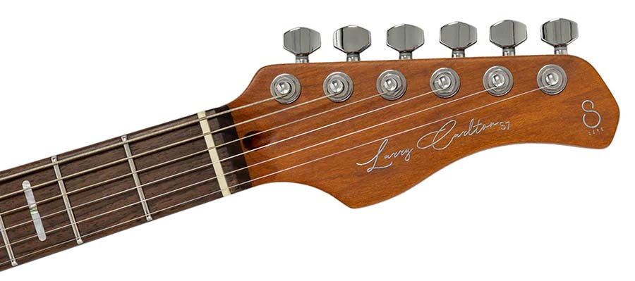 Sire S Series Larry Carlton electric guitar S-style transparent black satin - Afbeelding 6