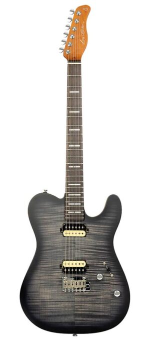 Sire T Series Larry Carlton electric guitar T-style transparent black satin