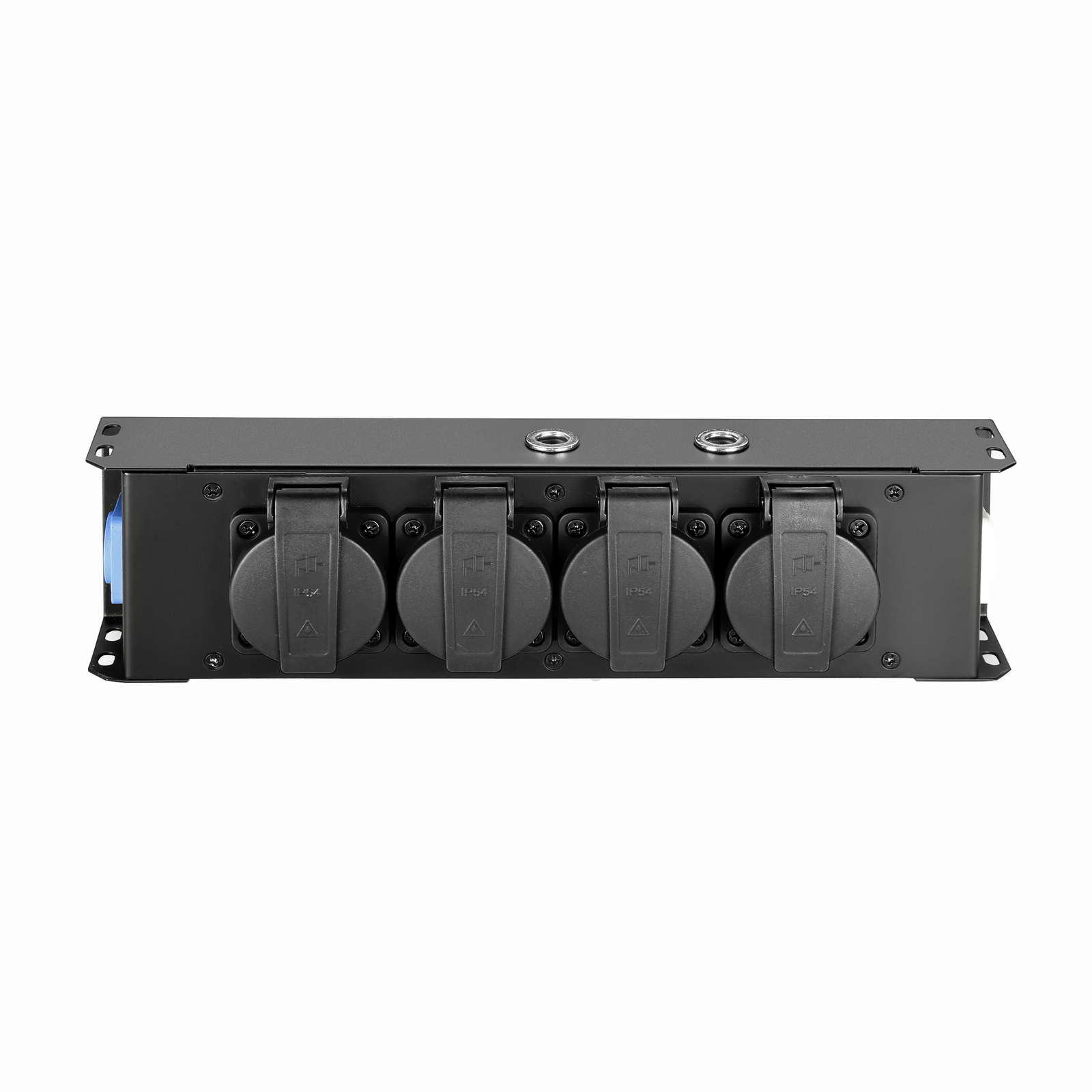 Adam Hall PRO PORT 4 Power Strip 4 x Schukosockets IP54 | PowerIn BLU & PowerOut GREY - Afbeelding 6