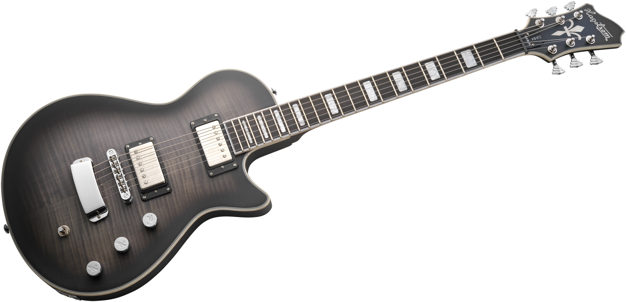 HAGSTROM E-Gitaar, Ultra Max, Cosmic Blackburst Satin - Afbeelding 3